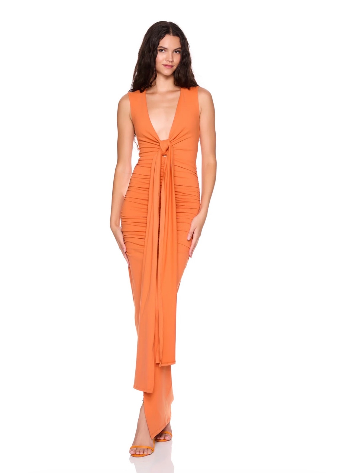 Nwot! Susana Monaco Tie Front Dress - Size Small (Msrp $228)